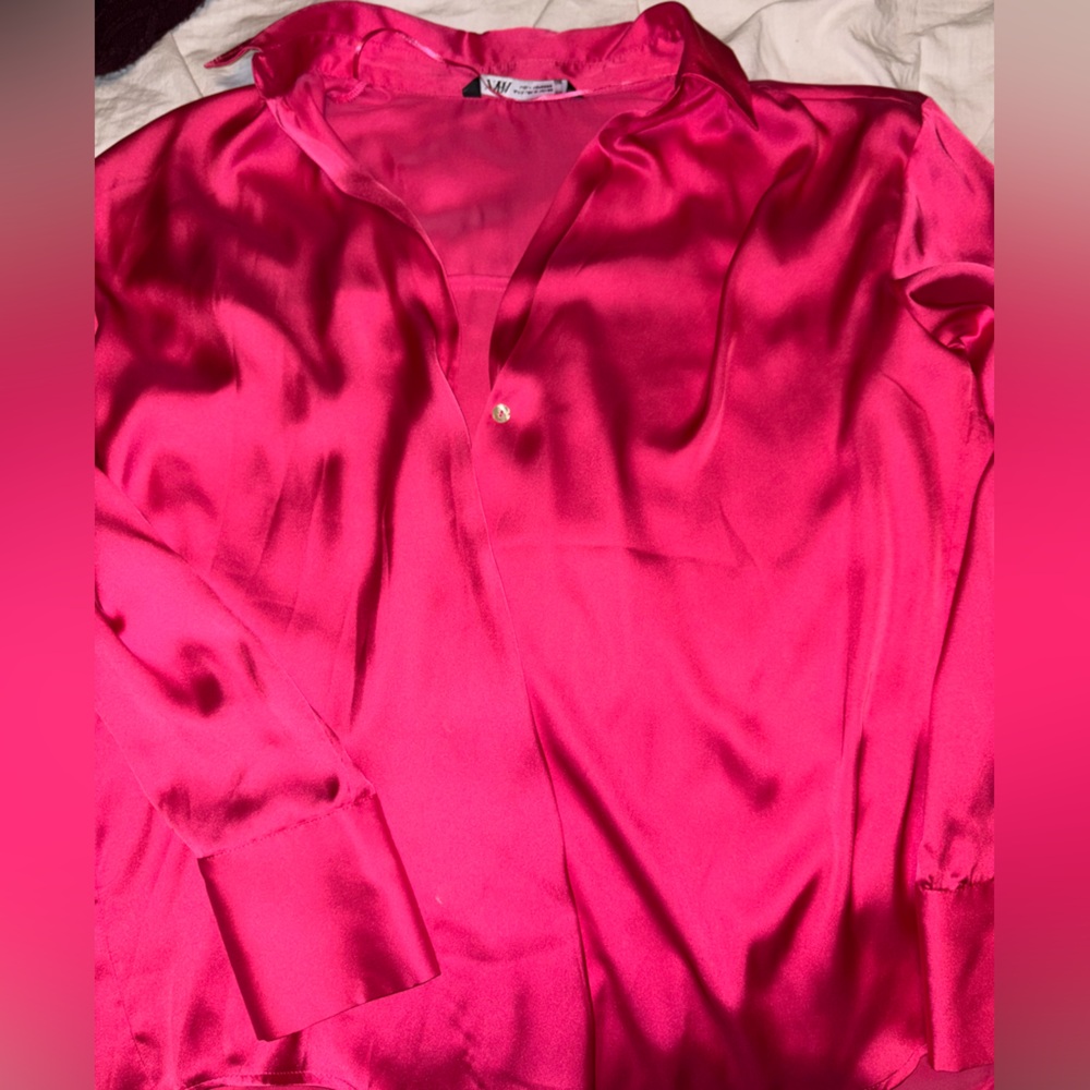 Vibrant Pink Blouse